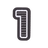 Trailhead Badge - Numbers -  Black