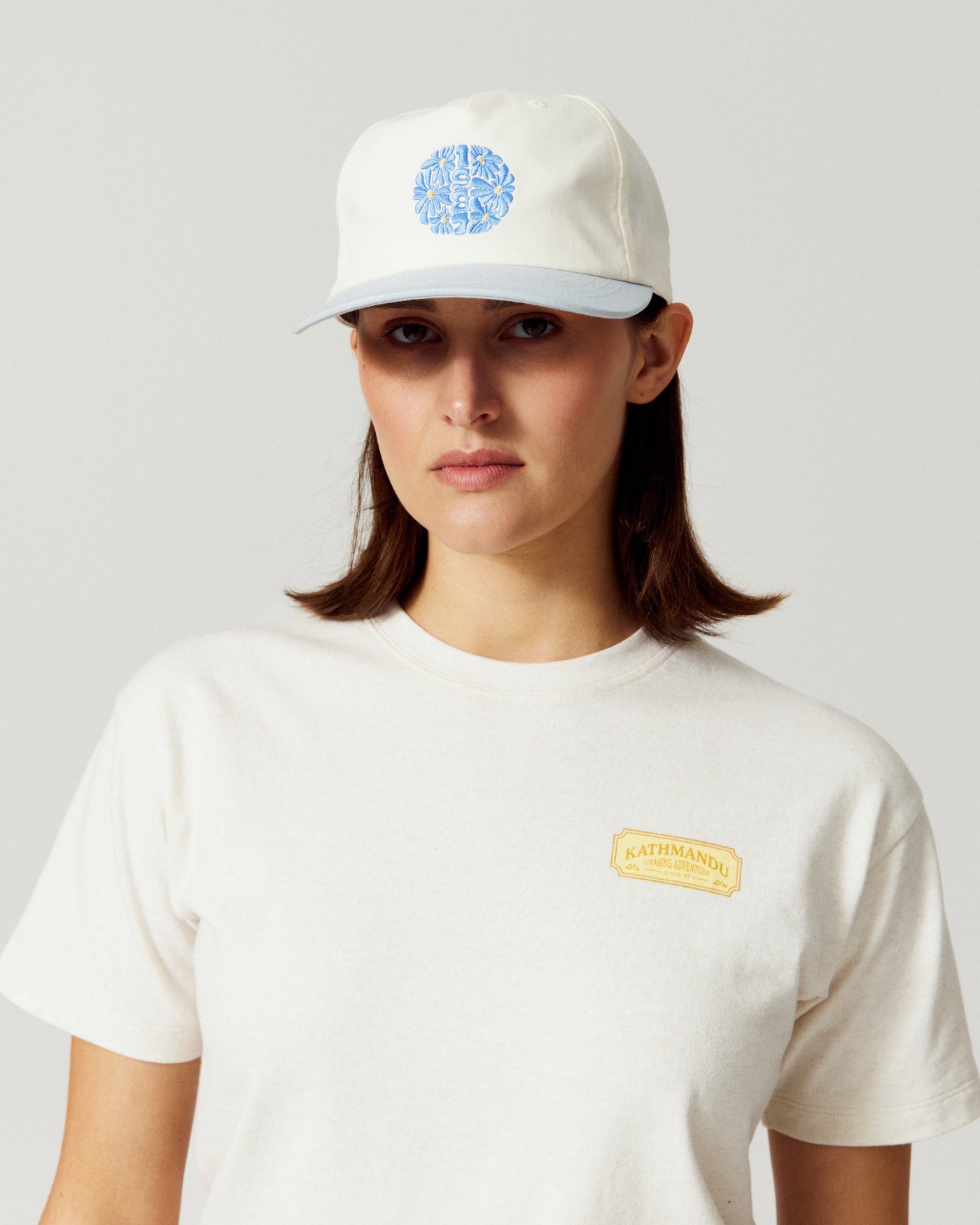 Unstructured Trucker Cap - Tech Blue/Off White
