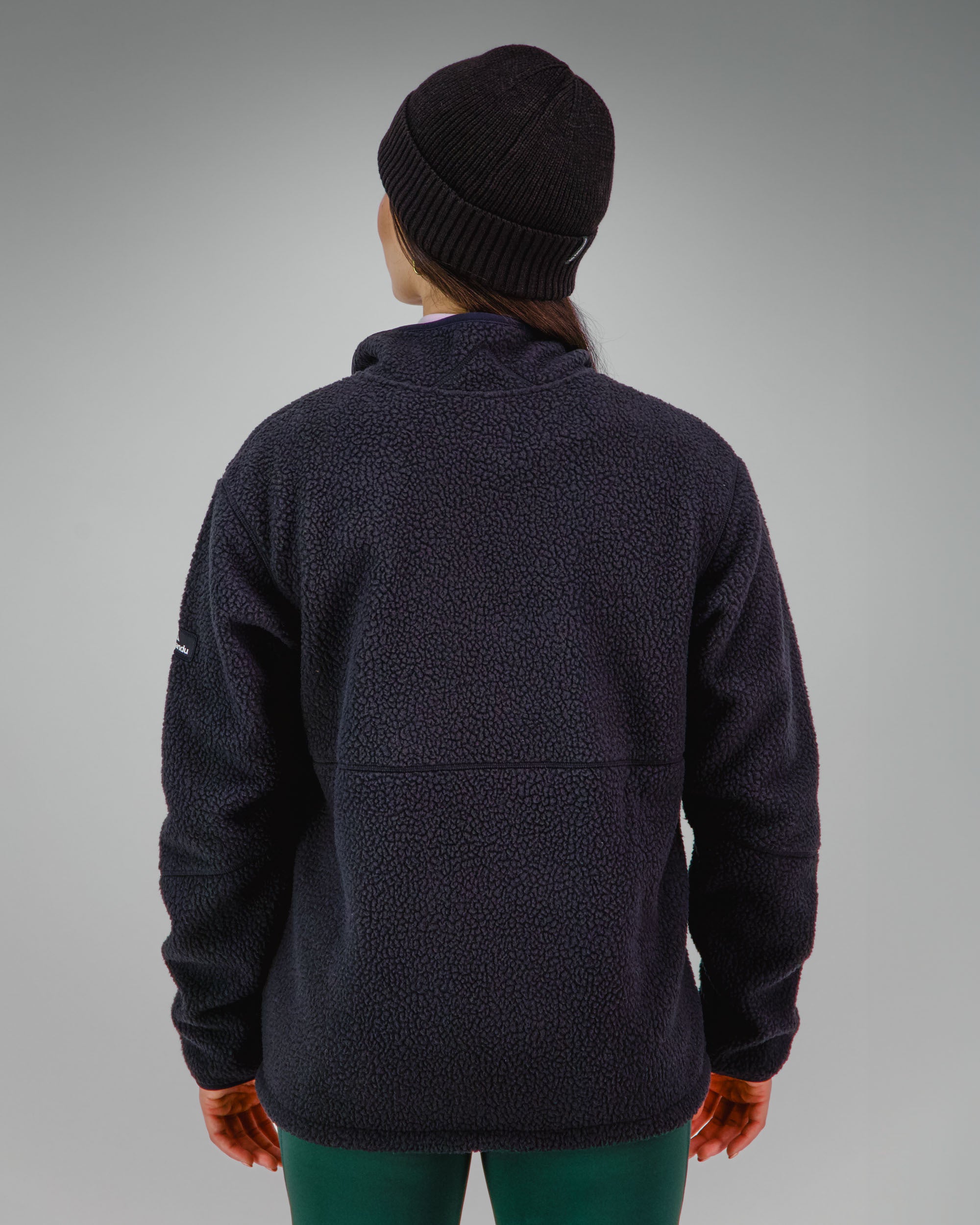 Co-Z Fleece 1/4 Zip Pullover - Black Replica | New Zealand Team