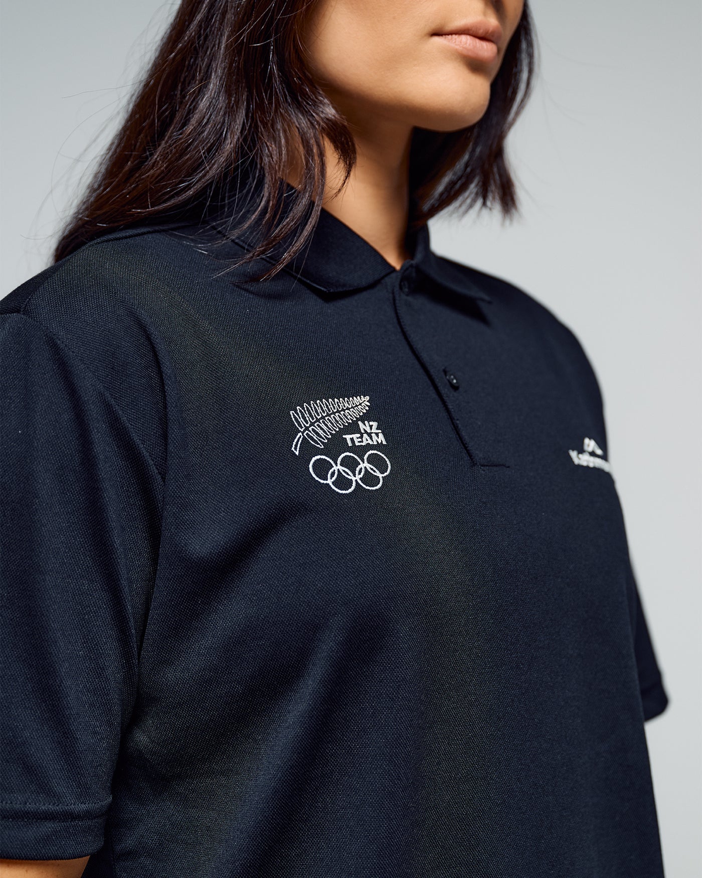 Women's Vanua Polo - SPT Black | New Zealand Team Supporters Collection