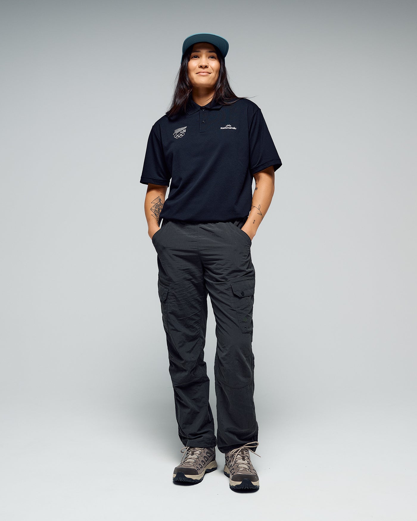 Women's Vanua Polo - SPT Black | New Zealand Team Supporters Collection