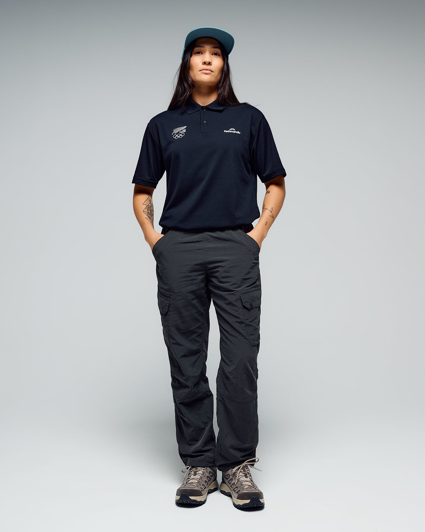 Women's Vanua Polo - SPT Black | New Zealand Team Supporters Collection