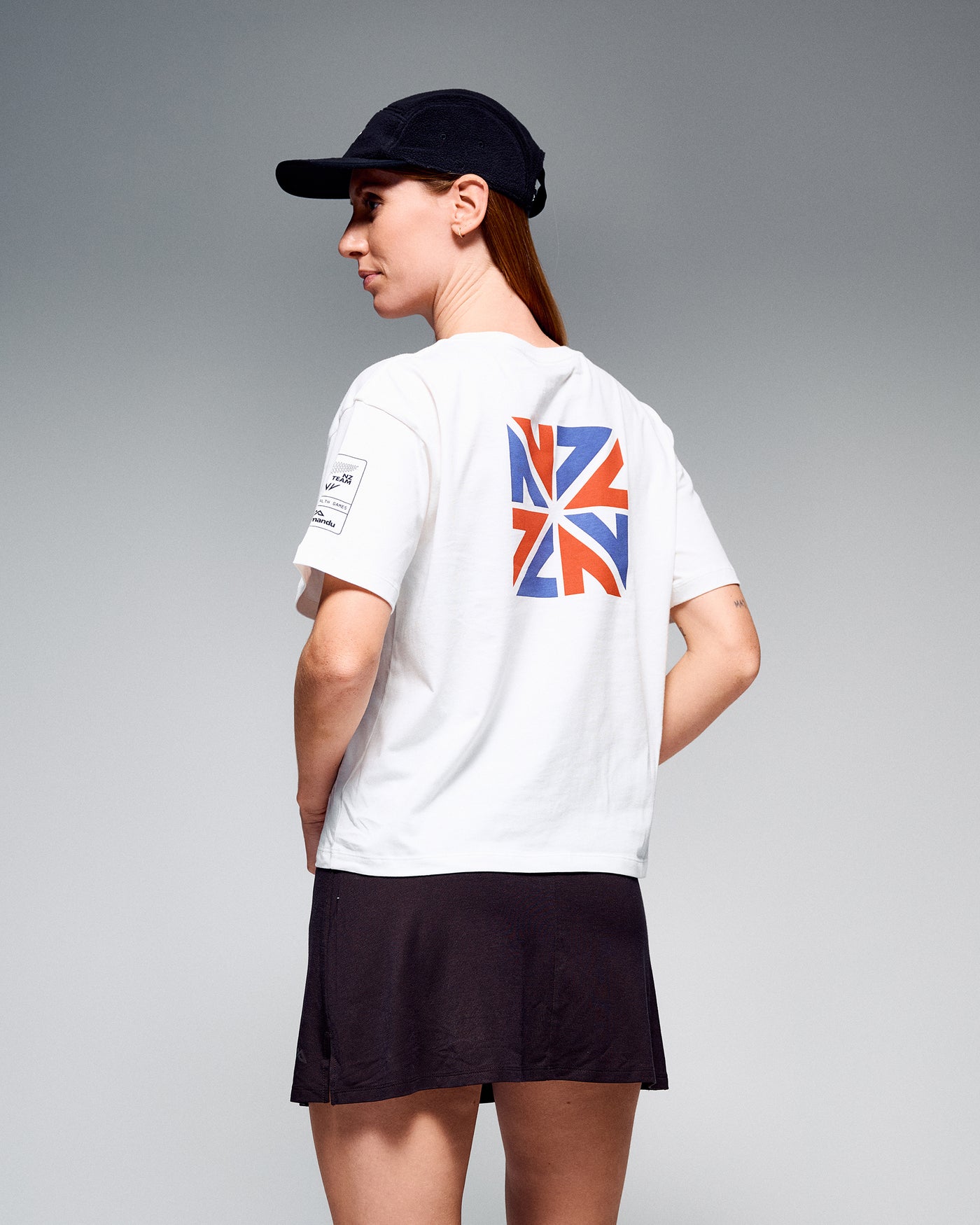 Women's NZZN Relaxed Tee - NZZN/White | New Zealand Team Supporters Collection