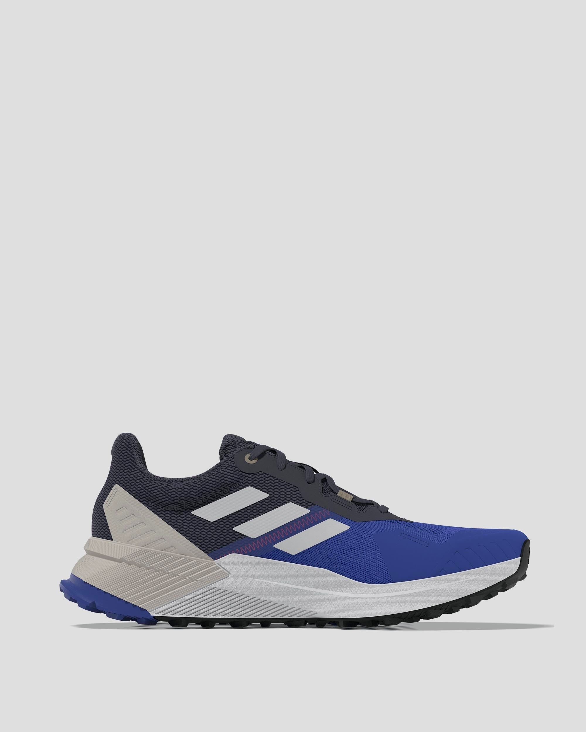 Men's Adidas Terrex Soulstride 2 Shoes - Blue/Grey  Kathmandu NZ